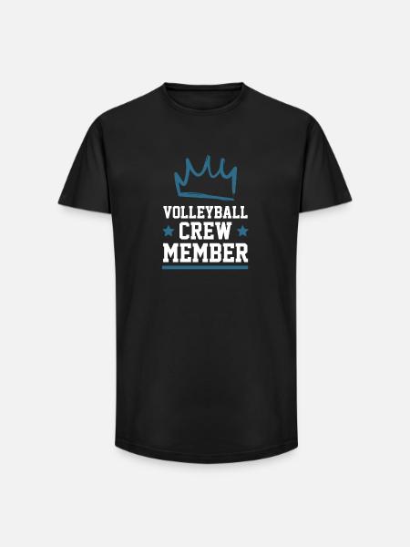 Équipe de volley-ball - T-shirt coupe longue homme - noir