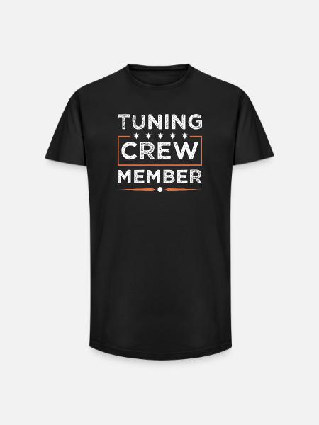 Tuning Crew - Long Fit Men's T-Shirt - black