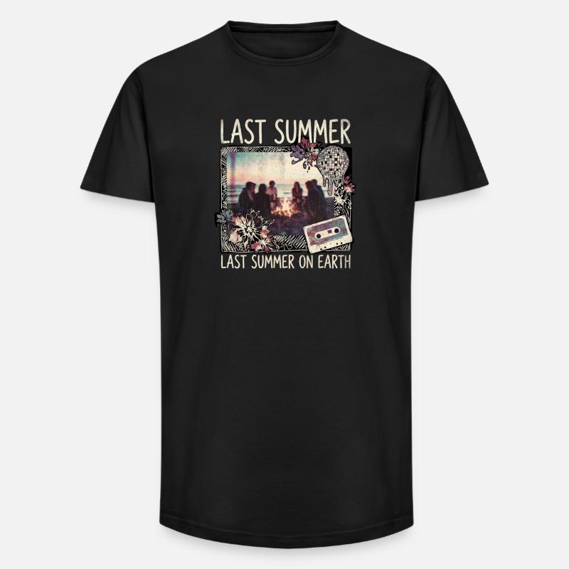Last Summer - Long Fit Männer T-Shirt - Schwarz