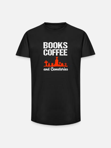 Funeral Coffee - Long Fit Men's T-Shirt - black