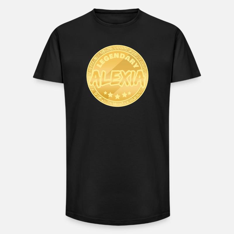 Alexia als Geschenkidee - Long Fit Männer T-Shirt - Schwarz