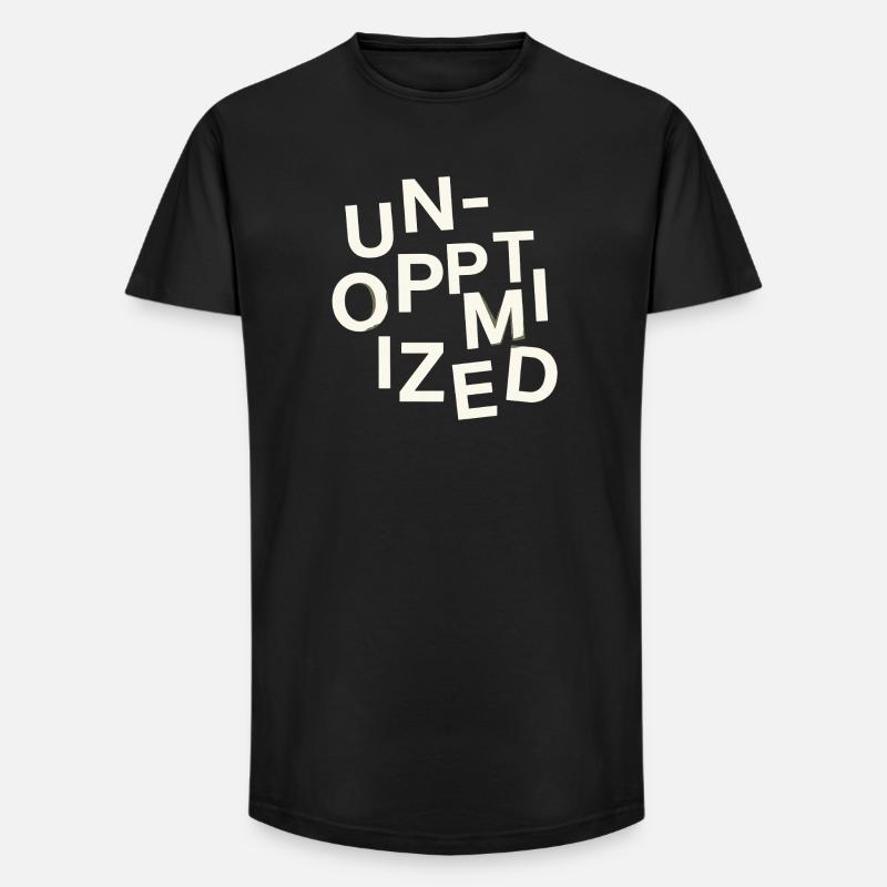 Unoptimized Original - Long Fit Men's T-Shirt - black