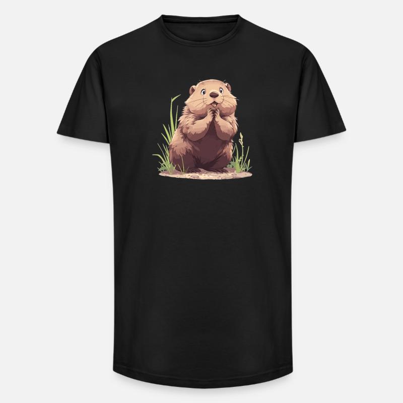 Marmots Groundhog - Long Fit Men's T-Shirt - black