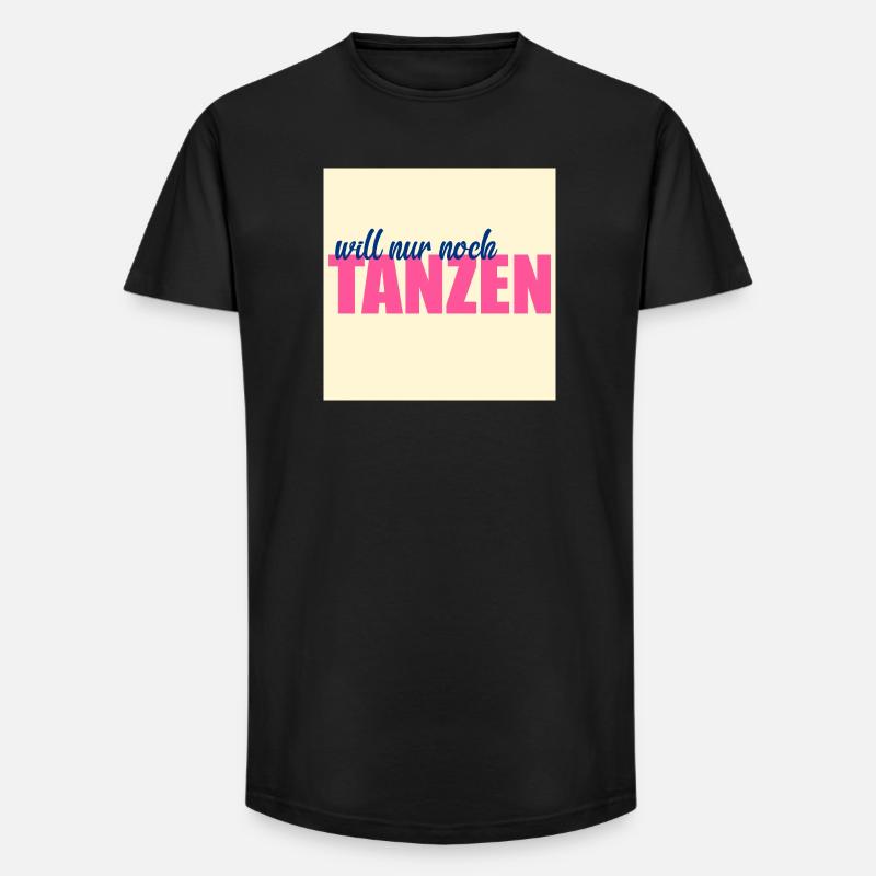 Leidenschaft Tanzen - Long Fit Männer T-Shirt - Schwarz