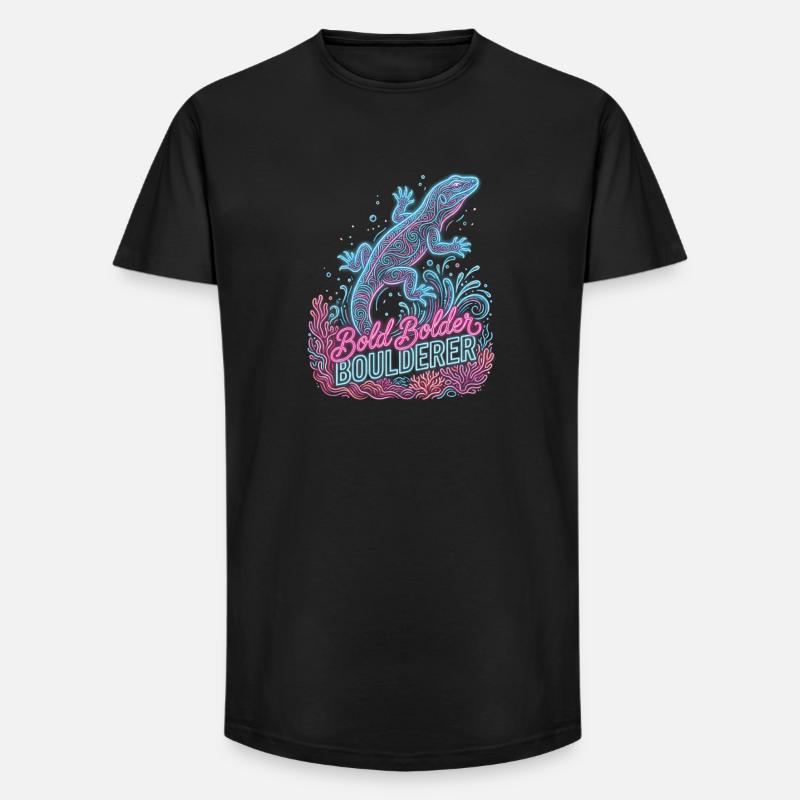 Bouldering Bold Bolder Boulderer - T-shirt coupe longue homme - noir