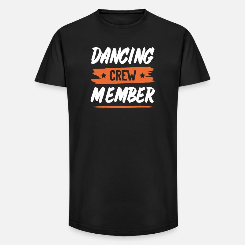 Équipe de danse - T-shirt coupe longue homme - noir