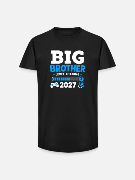 Big Brother Level Charge 2027 - Long Fit Men's T-Shirt - black