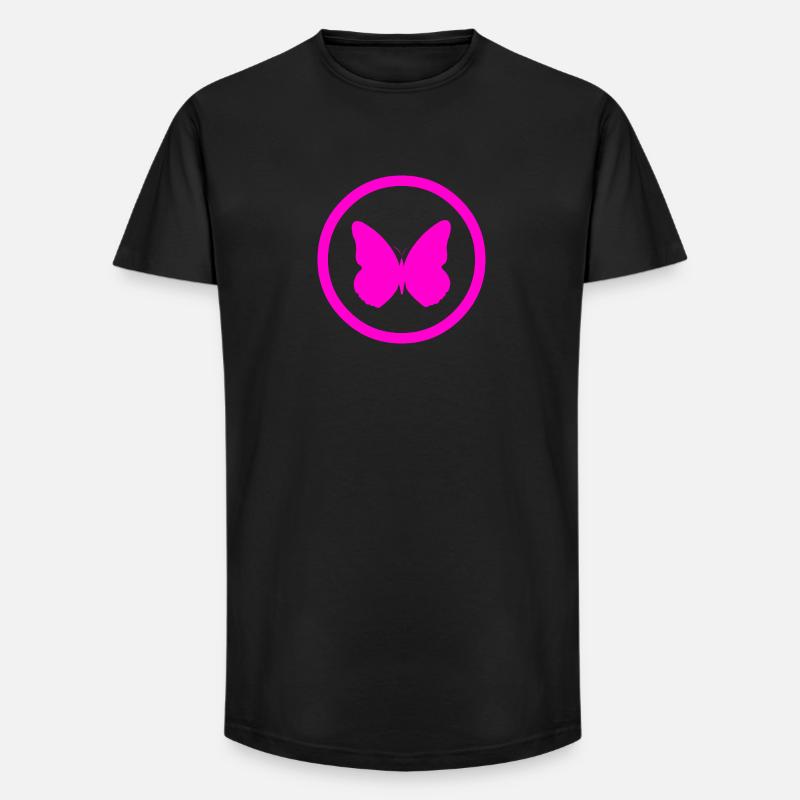 Papillon - T-shirt coupe longue homme - noir
