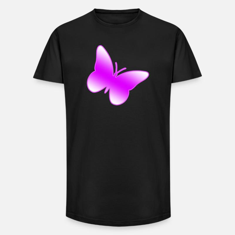 Papillon - T-shirt coupe longue homme - noir