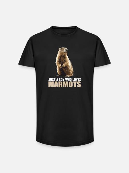 Marmots Groundhog - Long Fit Men's T-Shirt - black