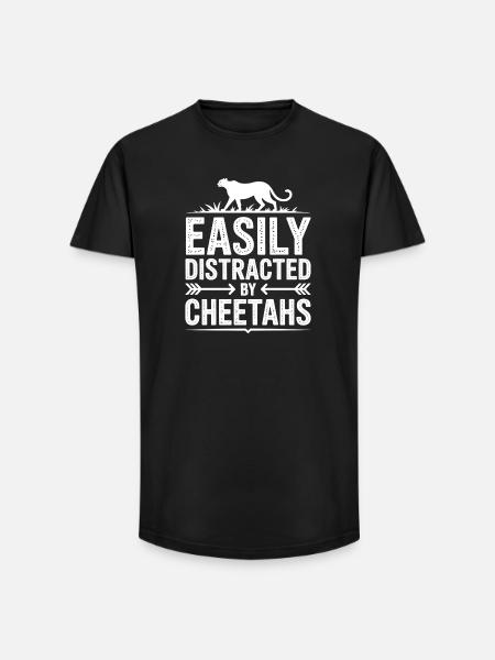 Gepard Sprüche Gepard Lustiges Gepard Geschenk - Long Fit Männer T-Shirt - Schwarz
