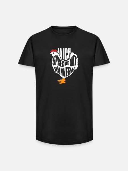 Chicken Whisperer Chicken Chicken Keeper Chickens - Long Fit Men's T-Shirt - black