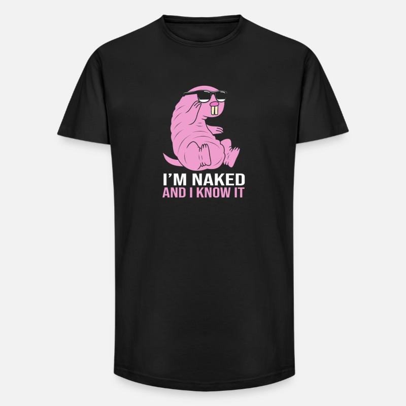 Chiot de sable - T-shirt coupe longue homme - noir