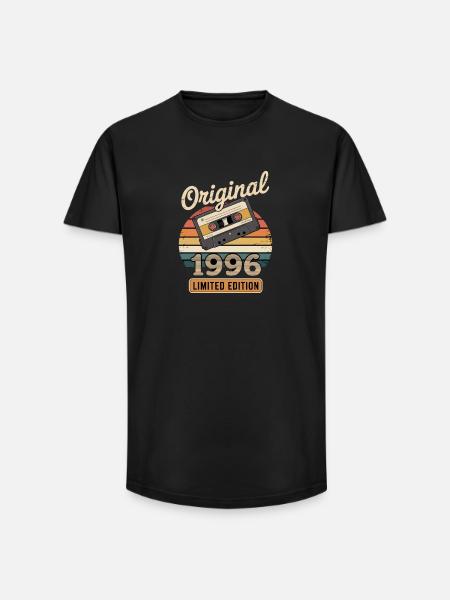 Edition limitée 1996 - T-shirt coupe longue homme - noir