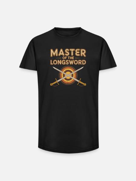 Master of the Longsword - Long Fit Men's T-Shirt - black