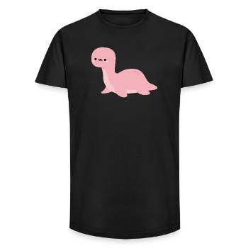 Brontosaurus Harmonica - Long Fit Men's T-Shirt - black - Front - AI Model Male 185 light (185cm)