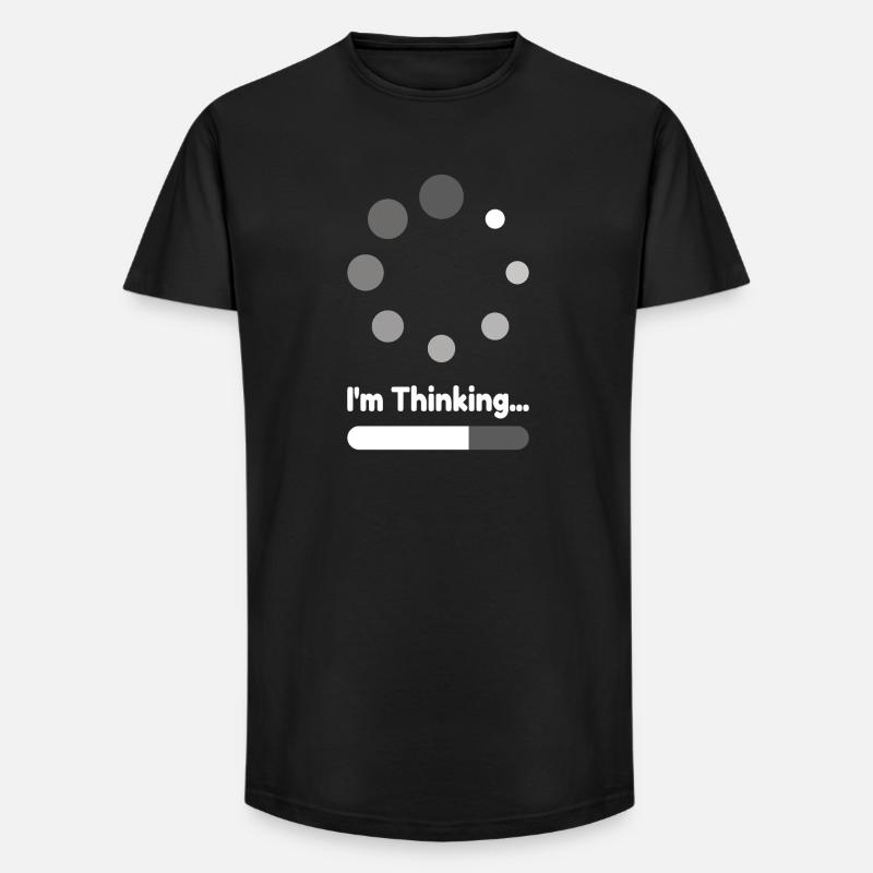 I'm thinking loading Gift - Long Fit Men's T-Shirt - black