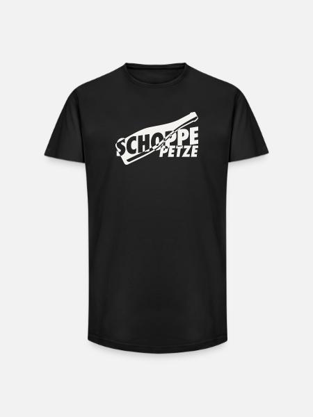 Schoppe-petze - Long Fit Männer T-Shirt - Schwarz