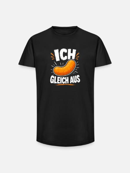 Ich flip Gleich Aus  Spaß - Long Fit Männer T-Shirt - Schwarz