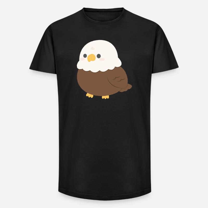 Bald Eagle - Long Fit Men's T-Shirt - black