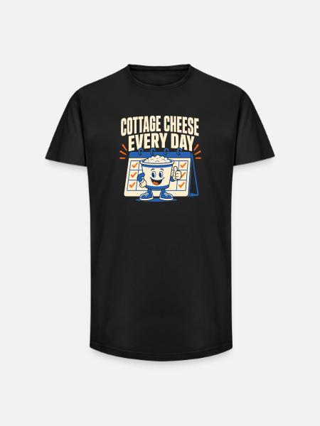 High-protein snack gift for foodies - Long Fit Men's T-Shirt - black