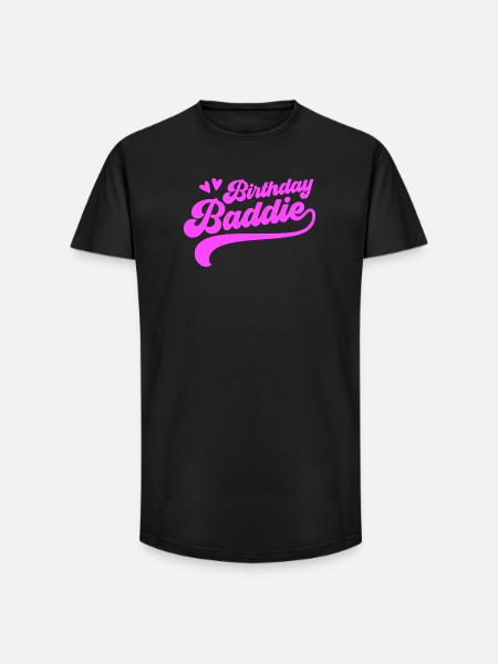 Méchant d’anniversaire - T-shirt coupe longue homme - noir