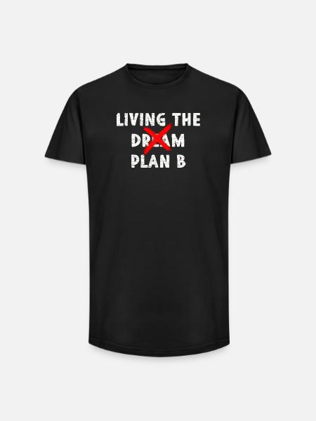 Plan_B - Long Fit Men's T-Shirt - black
