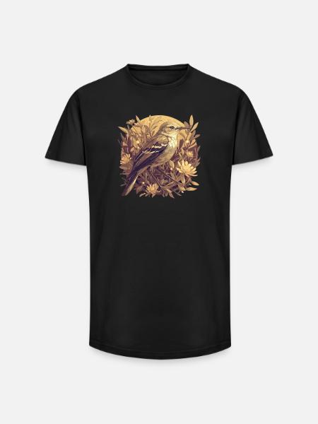 Oiseaux moqueurs Oiseaux moqueurs - T-shirt coupe longue homme - noir