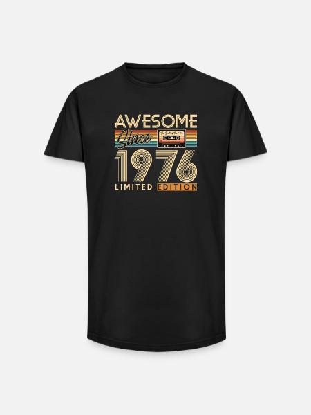 50th birthday, 50 years - Long Fit Men's T-Shirt - black