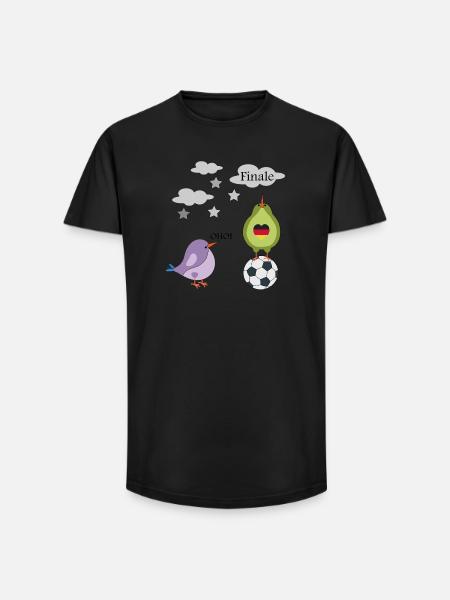 Soccer - Long Fit Men's T-Shirt - black