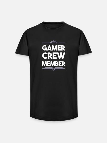 Équipe de joueurs - T-shirt coupe longue homme - noir