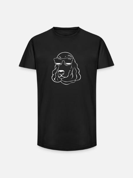 Cocker Spaniel - Long Fit Männer T-Shirt - Schwarz