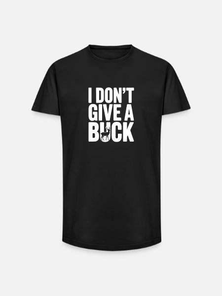 Je m’en fous - T-shirt coupe longue homme - noir