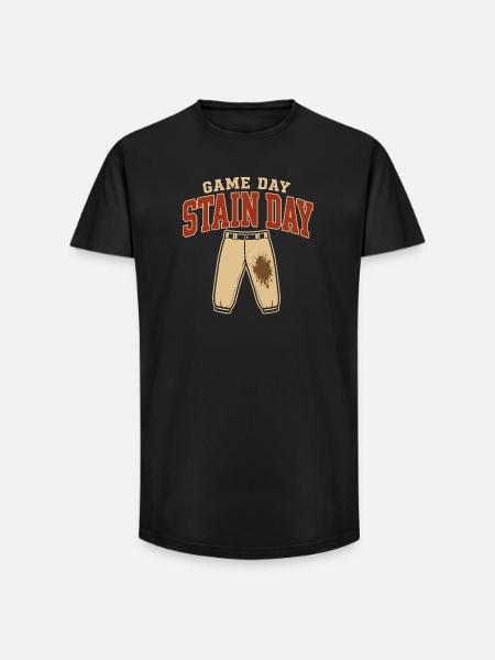 Baseball-mutter, Softball-mutter, Weiße Hose, - Long Fit Männer T-Shirt - Schwarz