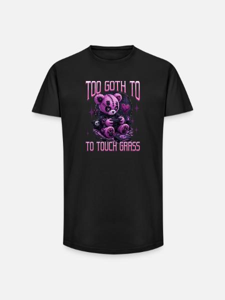Pastel Goth Soft Goth Gaming Gamer - Long Fit Men's T-Shirt - black