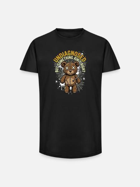 Not diagnosed, but something is wrong - Long Fit Men's T-Shirt - black