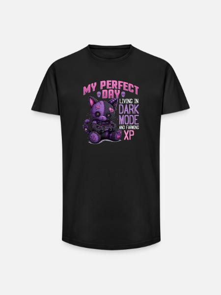 Pastel Goth Soft Goth Gaming Gamer - Long Fit Men's T-Shirt - black