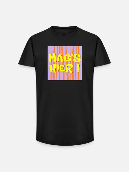 Location Surroundings - Long Fit Men's T-Shirt - black