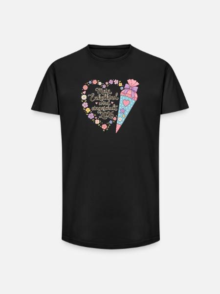 Enkelkind Einschulung 2026 - Long Fit Männer T-Shirt - Schwarz