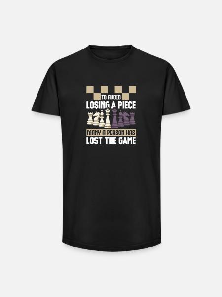Chess Chess Player Chessboard - Long Fit Men's T-Shirt - black