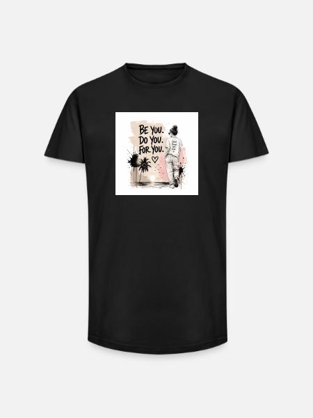 C44E0514-D160-4EC5-B75F-FFC0E88E6842 - Long Fit Men's T-Shirt - black