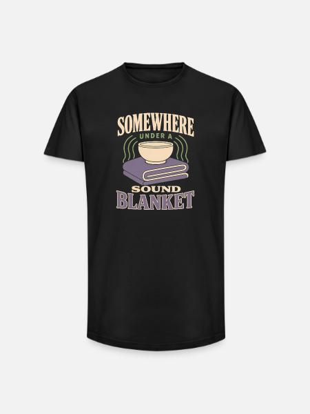 Klangbad Klangheilung Singing Bowl Gift - Long Fit Men's T-Shirt - black