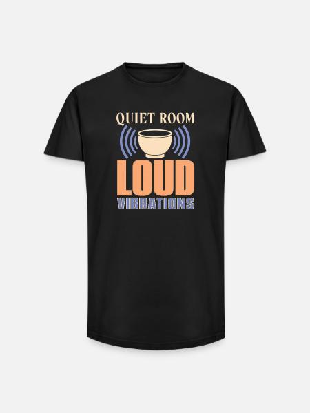 Klangbad Klangheilung Singing Bowl Gift - Long Fit Men's T-Shirt - black