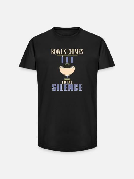 Klangbad Klangheilung Singing Bowl Gift - Long Fit Men's T-Shirt - black