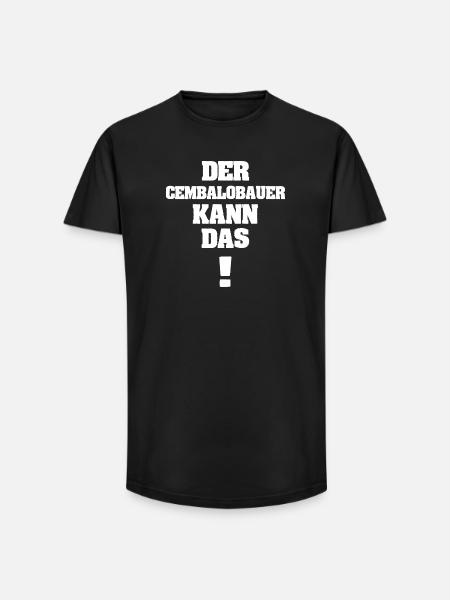 Geschenk für Cembalobauer - Long Fit Männer T-Shirt - Schwarz