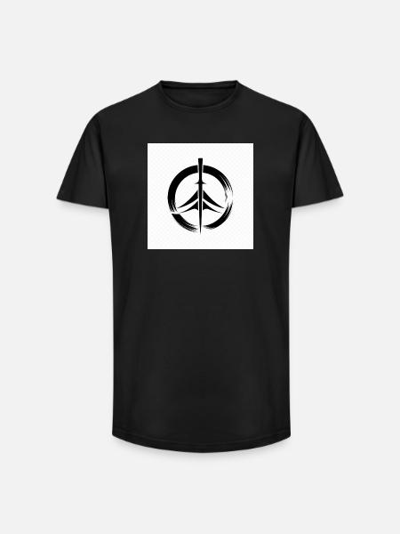 Japan Zen Circle - Long Fit Men's T-Shirt - black