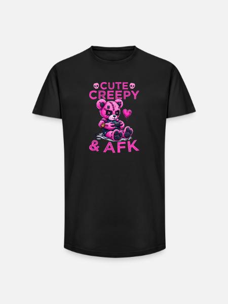 Pastel Goth Soft Goth Gaming Gamer - T-shirt coupe longue homme - noir