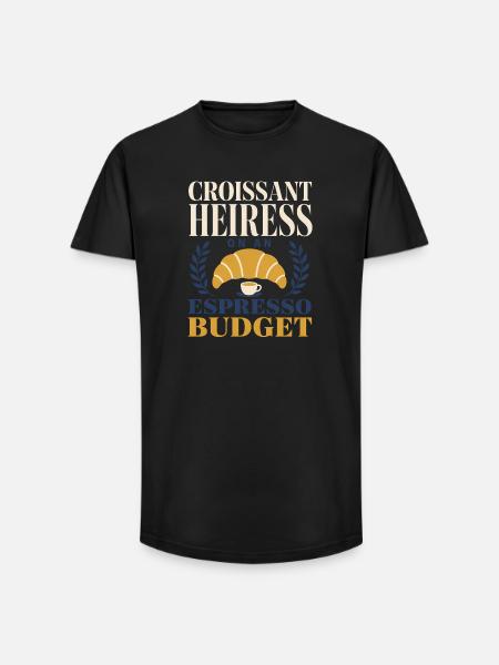 old money - Long Fit Men's T-Shirt - black