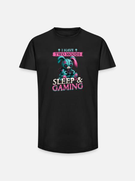 Pastel Goth Soft Goth Gaming Gamer - Long Fit Men's T-Shirt - black