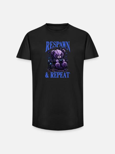 Pastel Goth Soft Goth Gaming Gamer - Long Fit Men's T-Shirt - black